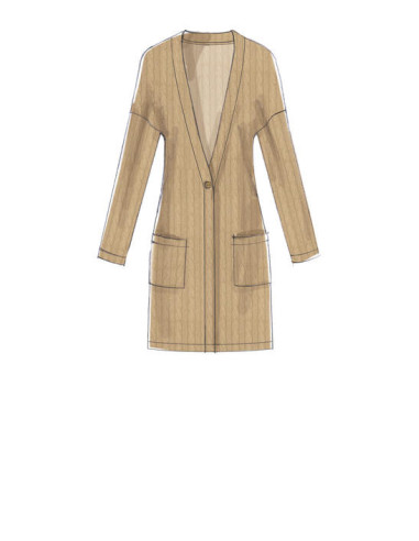 Modello di gilet e cardigan - McCall's 7476