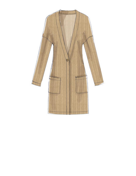 Modello di gilet e cardigan - McCall's 7476
