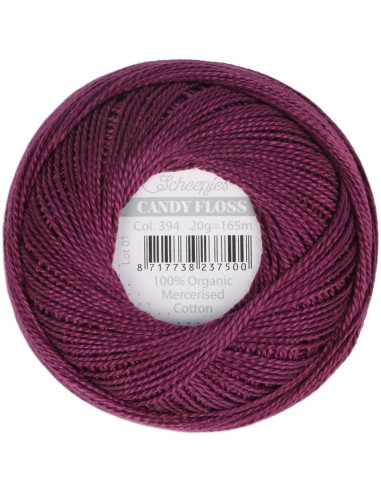 Gomitolo di cotone perlato Scheepjes Candy Floss