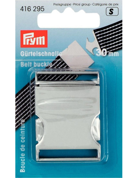 Fibbia in metallo 30 mm - Argento