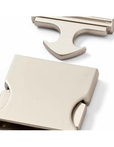 Fibbia in metallo 30 mm - Argento
