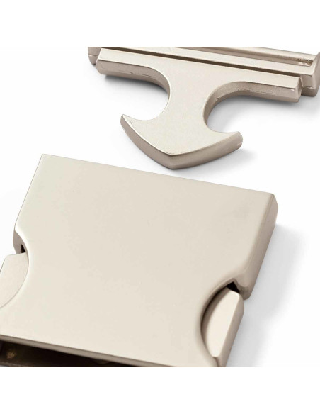 Fibbia in metallo 40 mm - Argento
