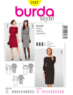 Modello di abito - Burda 7137