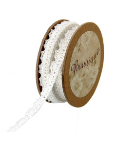 Pizzo bianco - 10 mm x 5 metri