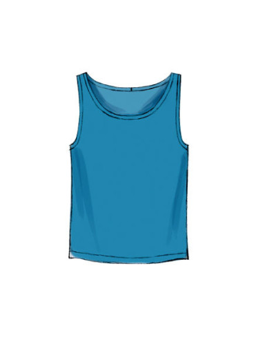 Modello di canottiere, t-shirt e pantaloncini - McCall's 6973