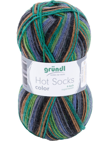 Filato per calze Hot Socks color Gründl