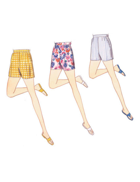 Modello di pantaloncini e pantaloni - Vogue 9189