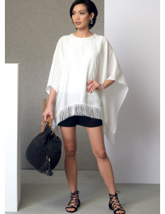Modello di poncho, top, pantaloncini e pantaloni - Vogue 9191 2