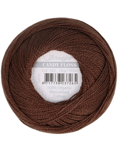 Gomitolo di cotone perlato Scheepjes Candy Floss
