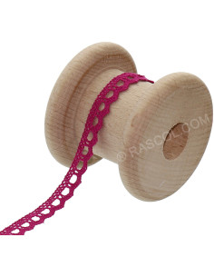 Pizzo cotone Basic - Fucsia