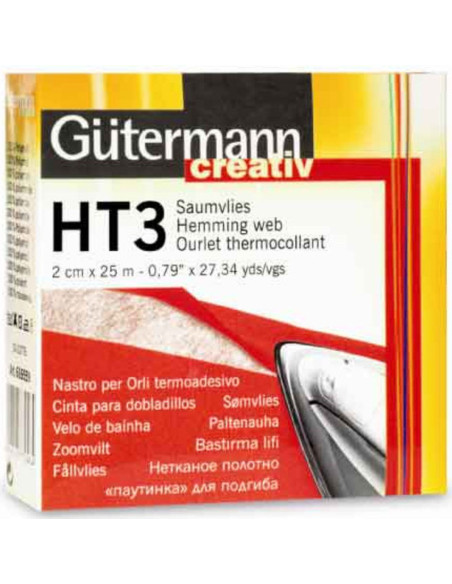 Orlo termoadesivo Gütermann - 2 cm x 25 m