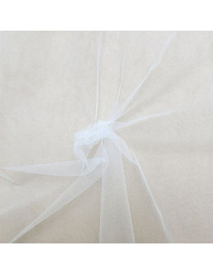 Tulle morbido grande larghezza - Bianco