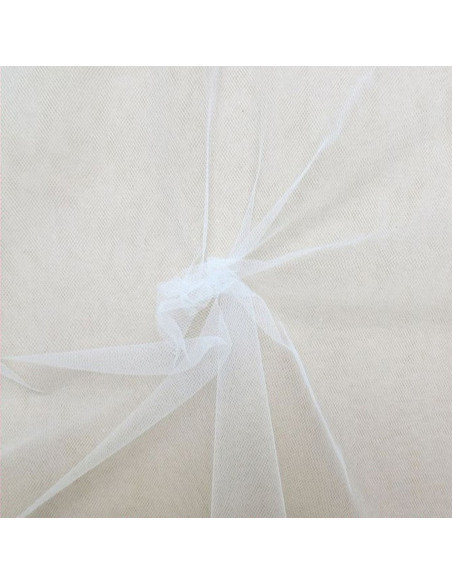 Tulle morbido grande larghezza - Bianco