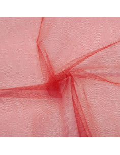 Tulle morbido grande larghezza - Rosso