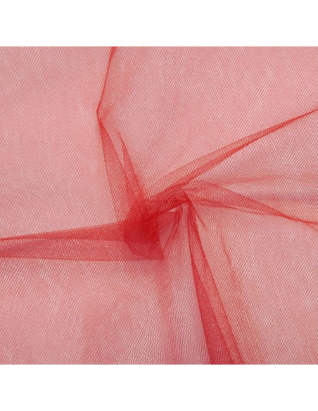 Tulle morbido grande larghezza - Rosso
