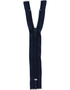 Cerniera a maglia non separabile - Blu marino