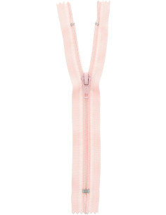 Cerniera a maglia non separabile - Rosa
