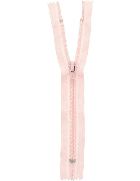 Cerniera a maglia non separabile - Rosa