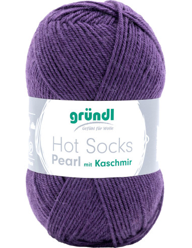 Filato per calze Hot Socks Pearl uni Gründl