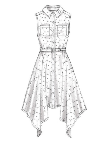 Modello di abiti e cintura - McCall's 7351