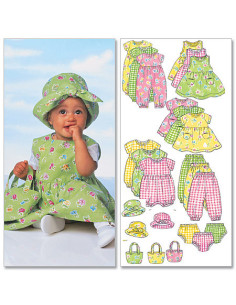 Modello per neonato - Butterick 5624