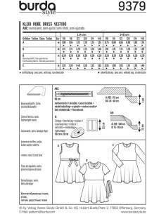 Modello di abito - Burda 9379 2