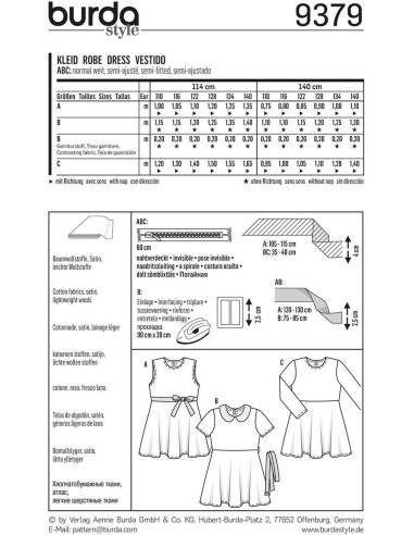 Modello di abito - Burda 9379