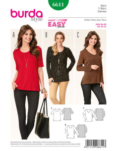 Modello di t-shirt - Burda 6611