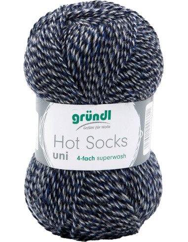 Filato per calze Hot Socks uni 50 Gründl