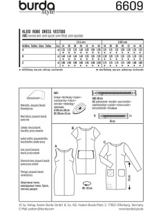 Modello di abito - Burda 6609 2