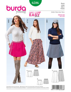 Modello di gonna - Burda 6586