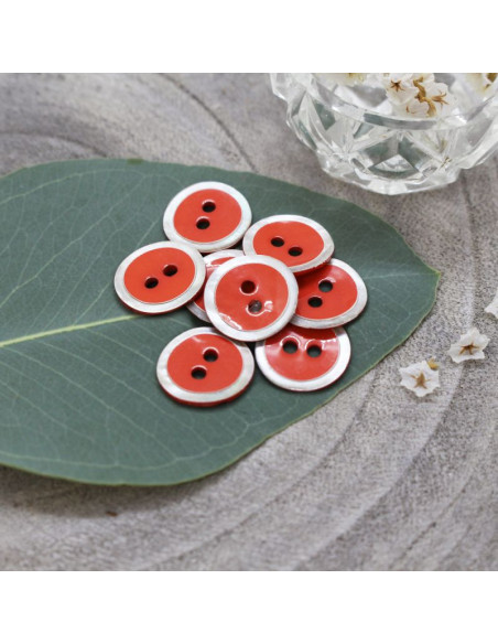 Bouton Halo - Tangerine