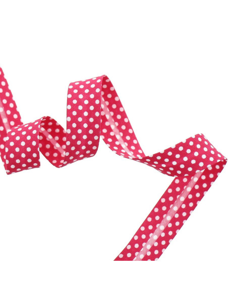 Nastro a pois - Fucsia
