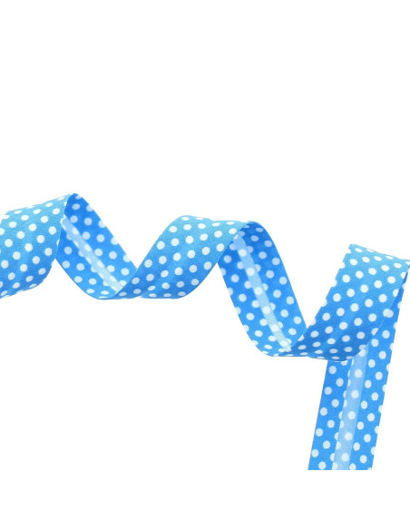Fascia a pois - Blu