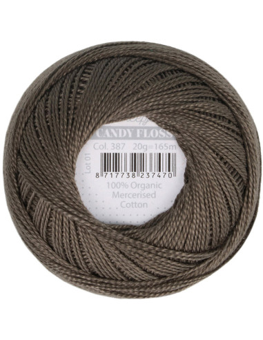 Gomitolo di cotone perlato Scheepjes Candy Floss