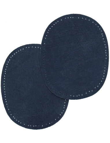 Coppia gomiti e ginocchia - Pelle blu navy