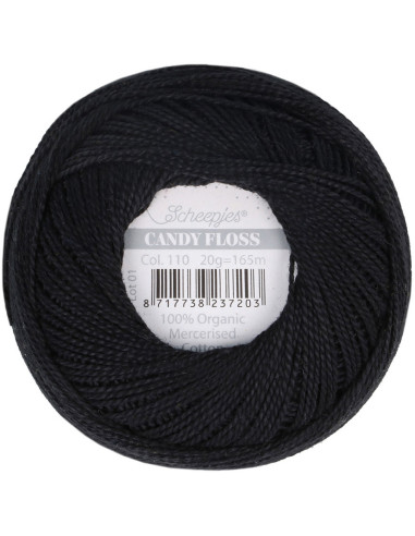 Gomitolo di cotone perlato Scheepjes Candy Floss