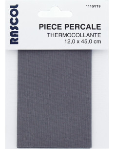 Percalle termoadesiva per riparazione - Grigio ardesia