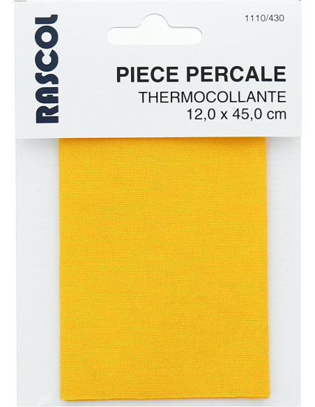 Percalle termoadesiva per riparazione - Giallo