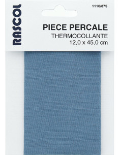 Percalle termoadesiva per riparazione - Blu grigio