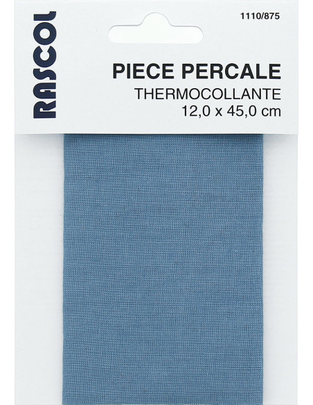Percalle termoadesiva per riparazione - Blu grigio