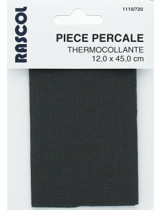 Percalle termoadesiva per riparazione - Grigio antracite