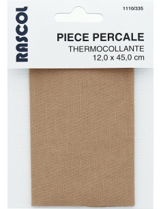 Percalle termoadesiva per riparazione - Beige scuro
