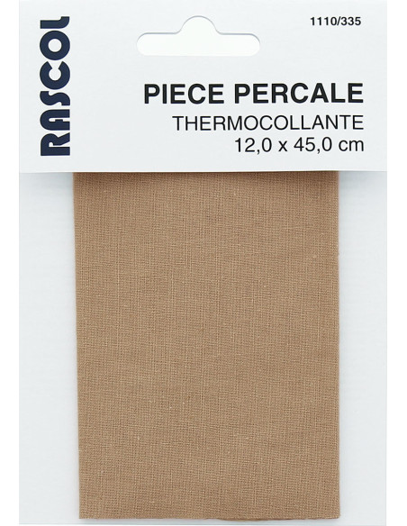 Percalle termoadesiva per riparazione - Beige scuro