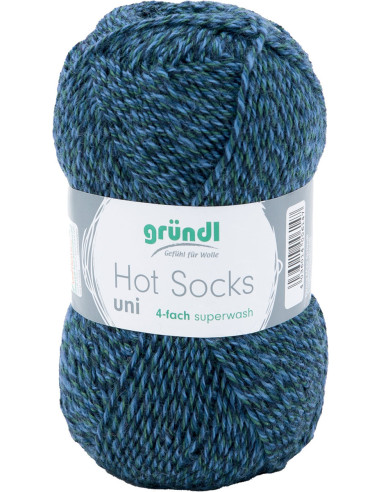 Filato per calze Hot Socks uni 50 Gründl