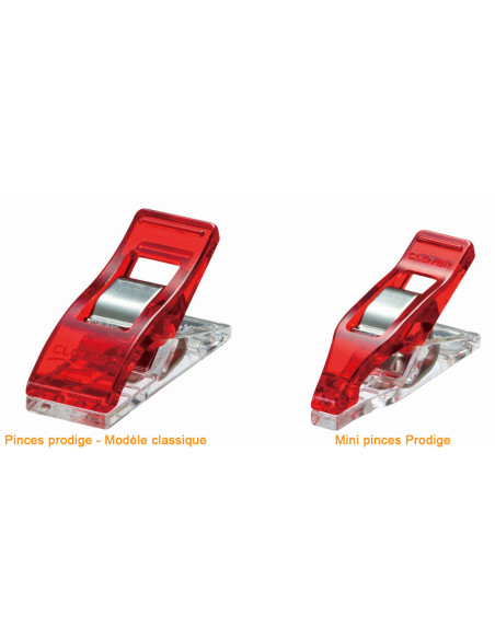 Scatola 50 mini mollette Prodige Clover - Assortimento
