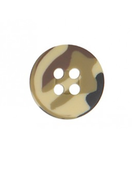 Bottone militare a 4 fori - Beige