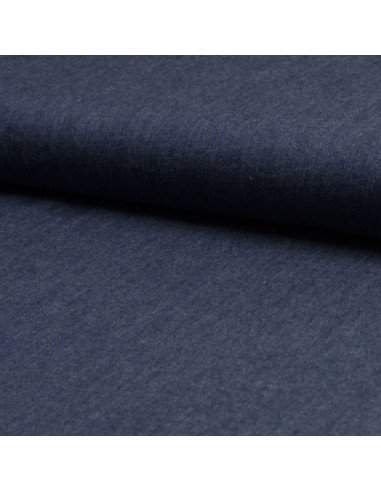 Tessuto chambray - Blu denim