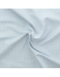 Tessuto Vichy a quadretti - Azzurro chiaro