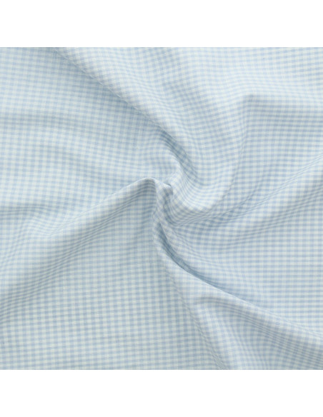 Tessuto Vichy a quadretti - Azzurro chiaro